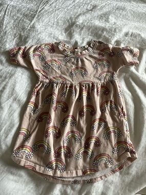 Huxbaby rainbow dress. Size 1 (12-18).